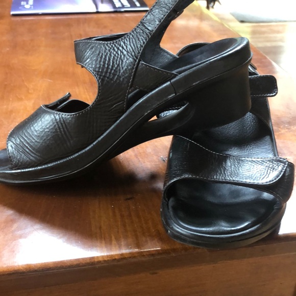 Wolky black sandals - Picture 4 of 4
